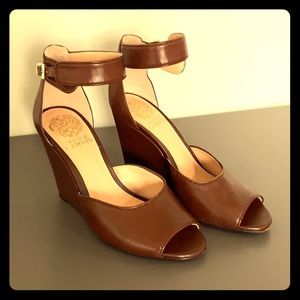 Vince Camuto Brown Wedge